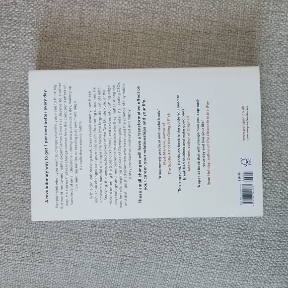 Atomic Habits by James Clear (English, Paperback) international bestseller - Picture 2 of 6